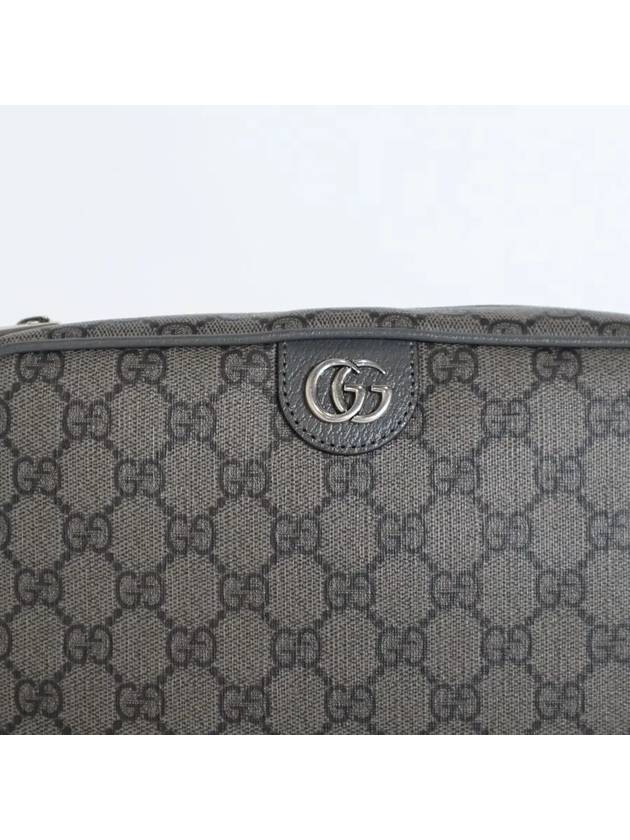 Ophidia GG Cosmetic Pouch Grey Black - GUCCI - BALAAN 4