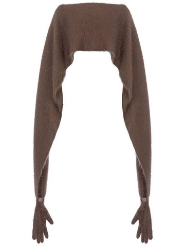 Moschino Scarfs Brown - MOSCHINO - BALAAN 1