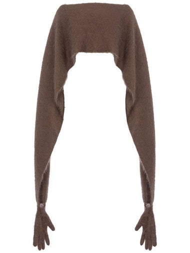 Moschino Scarfs Brown - MOSCHINO - BALAAN 1