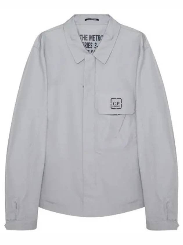 Tella Metropolis Logo Badge Overshirt Jacket - CP COMPANY - BALAAN 1