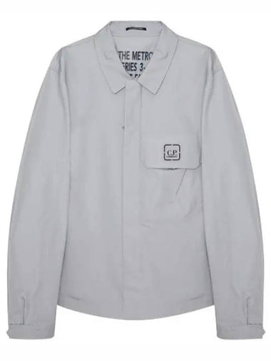 Tella Metropolis logo badge overshirt - CP COMPANY - BALAAN 1