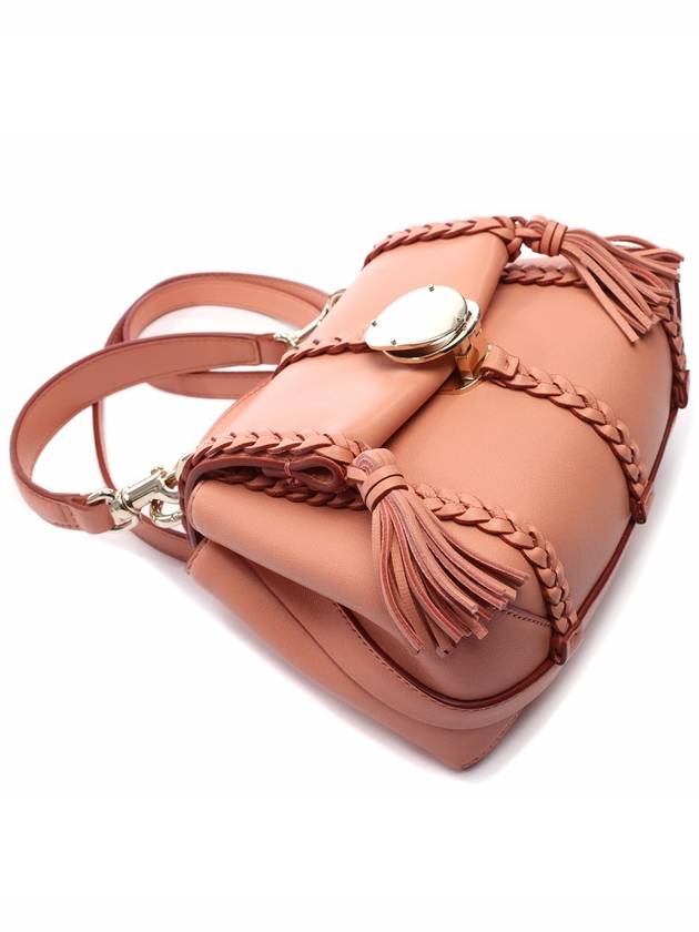 Penelope Small Leather Shoulder Bag Terracotta Pink - CHLOE - BALAAN 6