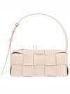 Brick Cassette Intrecciato Small Shoulder Bag Lotus - BOTTEGA VENETA - BALAAN 2