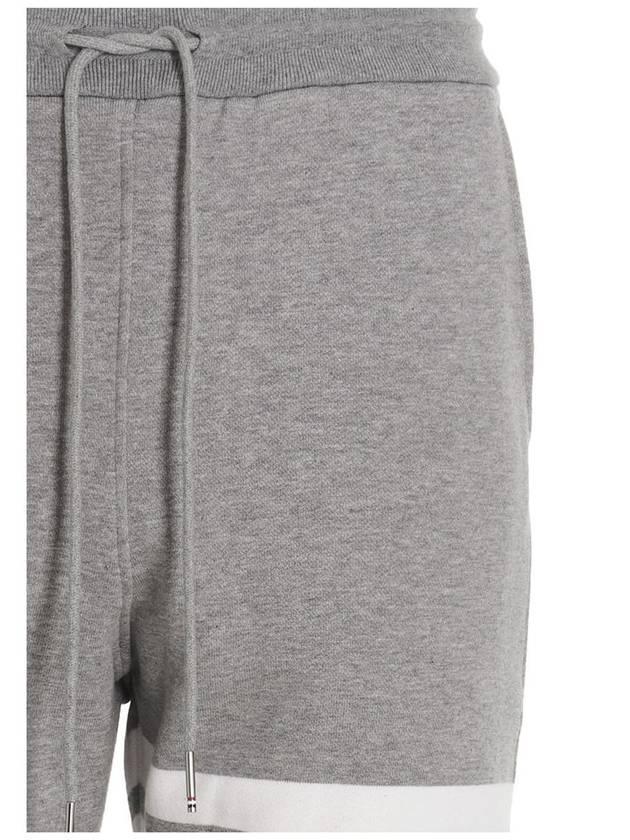 Men's Classic Loopback Engineered 4-Bar Sweatpants Light Grey - THOM BROWNE - BALAAN 4