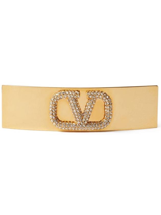 logo hair clip gold - VALENTINO - BALAAN 2