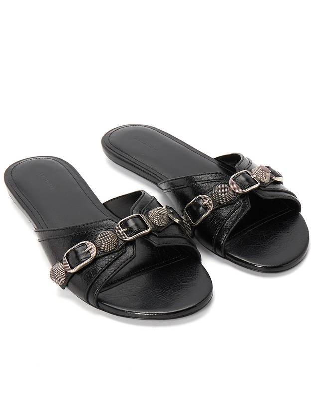 Le Cagole Slippers Black - BALENCIAGA - BALAAN 4