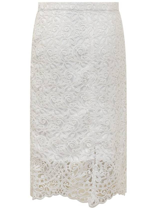 23 ss Lace Midi Skirt 8067787A1462 B0710227946 - BURBERRY - BALAAN 3