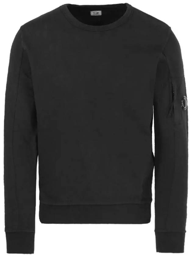 Men's Light Fleece Lens Wappen Sweatshirt Black - CP COMPANY - BALAAN 3