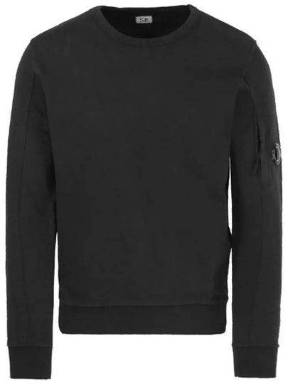 Men's Light Fleece Lens Wappen Sweatshirt Black - CP COMPANY - BALAAN 2