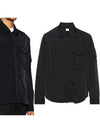 Chrome-R Pocket Over Long Sleeve Shirt Black - CP COMPANY - BALAAN 2