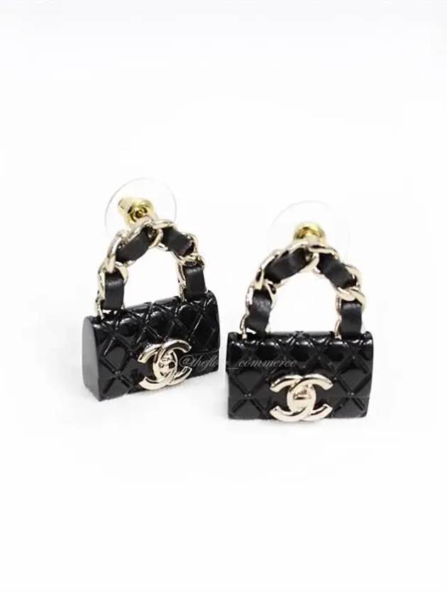 Chain bag earrings ABA007 B0999 NL990 - CHANEL - BALAAN 6