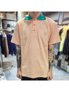 Tonal Fox Head Patch Polo Shirt Pink - MAISON KITSUNE - BALAAN 3