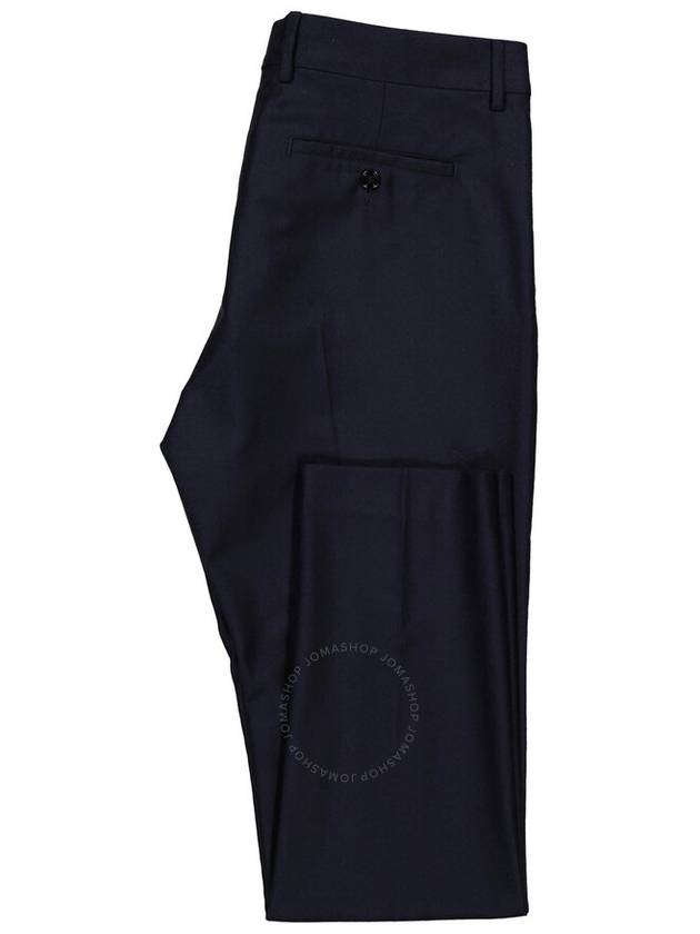 NIGHT BLUE WOOL PANTS HTR004WV0023430 - AMI - BALAAN 4