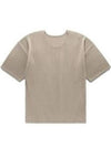 Pleated Short Sleeve T-Shirt Beige - ISSEY MIYAKE - BALAAN 2