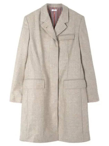 Wool flannel chesterfield dress - THOM BROWNE - BALAAN 1