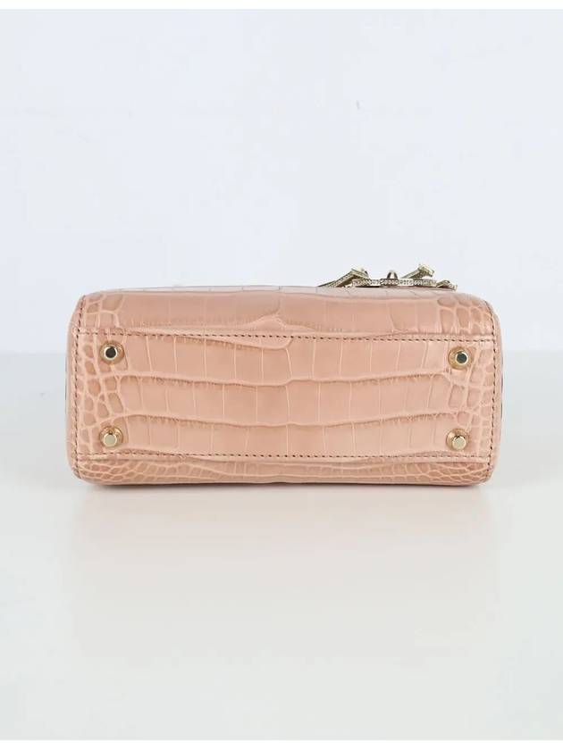 Lady Bag Mini Crocodile Pink M0505OAQY47EU - DIOR - BALAAN 4