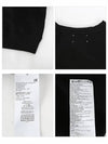 Font Generator Logo Sweatshirt Black - MAISON MARGIELA - BALAAN 4