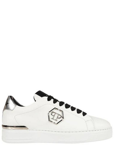 Hexagon Low Top Sneakers White - PHILIPP PLEIN - BALAAN 1