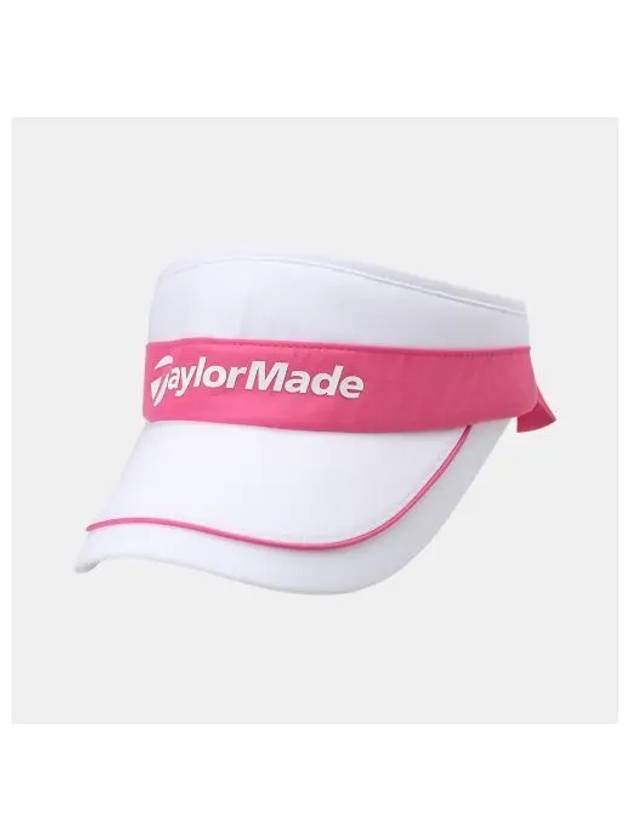 Women's Band Color Combination Ribbon Sun Visor Pink - TAYLORMADE - BALAAN 2