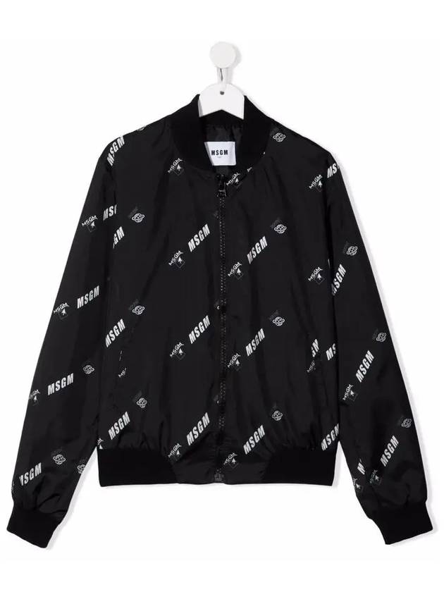 Kids All Over Logo Bomber Jacket MS028868 110 - MSGM - BALAAN 2