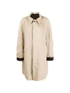 Reversible Linen Single Coat Black - MAISON MARGIELA - BALAAN 2