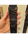 LV Initiales Reversible Monogram Leather Belt Black - LOUIS VUITTON - BALAAN 5