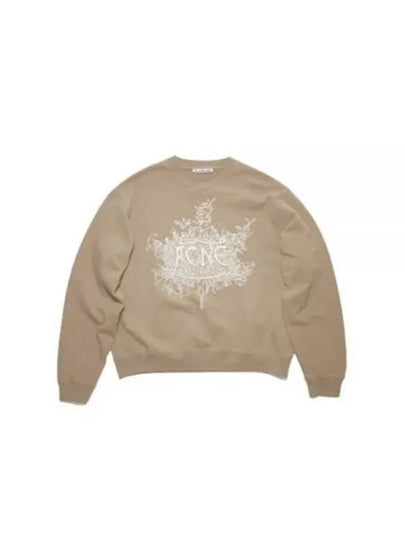 Logo Print Sweatshirt Beige - ACNE STUDIOS - BALAAN 2