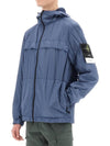 Garment Dyed Crinkle Reps R-Nylon Jacket Avio Blue - STONE ISLAND - BALAAN 3