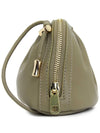 Ninon Small Drawstring Cross Bag Green Taupe - A.P.C. - BALAAN 4