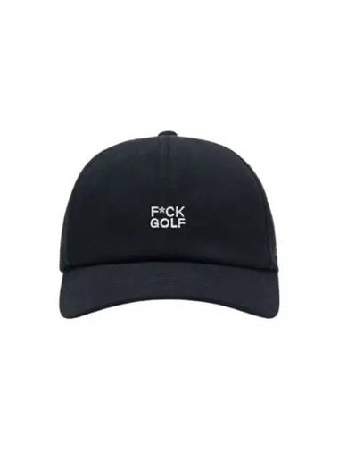 Unisex FCK GOLF Cotton Twill Relaxed Fit Snapback Hat GMH000073 ONYX - G/FORE - BALAAN 1