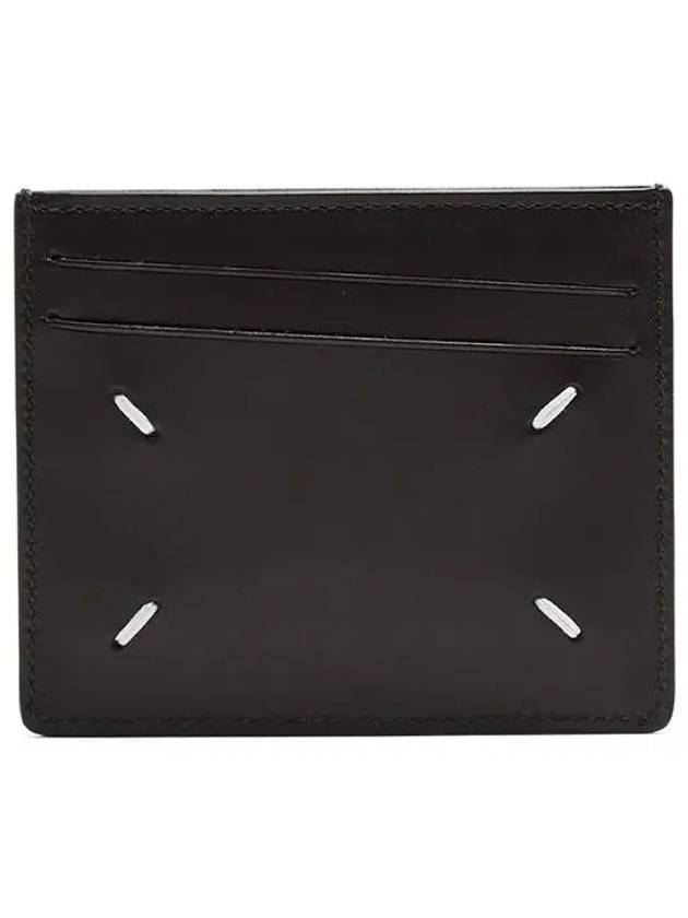 Maison Margiela 11 Credit Card Emboss Stitched Logo Leather Card Holder - MAISON MARGIELA - BALAAN 2