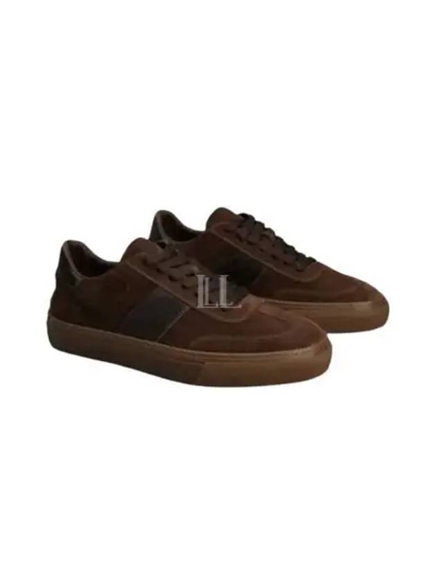 Suede Low Top Sneakers Brown - TOD'S - BALAAN 2