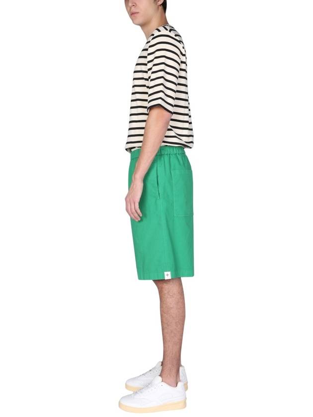 Men's Bermuda Shorts Green - JIL SANDER - BALAAN 3