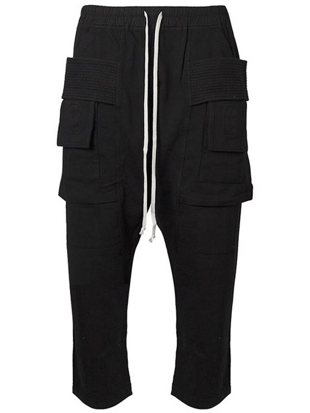 Dark Shadow Drawstring Cargo Baggy Pants Black - RICK OWENS - BALAAN 6