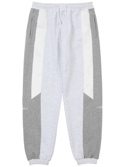 Tri Mix Sweat Track Pants Melange Gray - AJOBYAJO - BALAAN 2