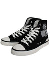 Women's Benkeenh Logo High Top Sneakers Black - ISABEL MARANT - BALAAN 2