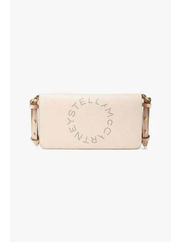 STELLA McCARTNEY LOGO Mini Crossbody Bag Light Pink - STELLA MCCARTNEY - BALAAN 1