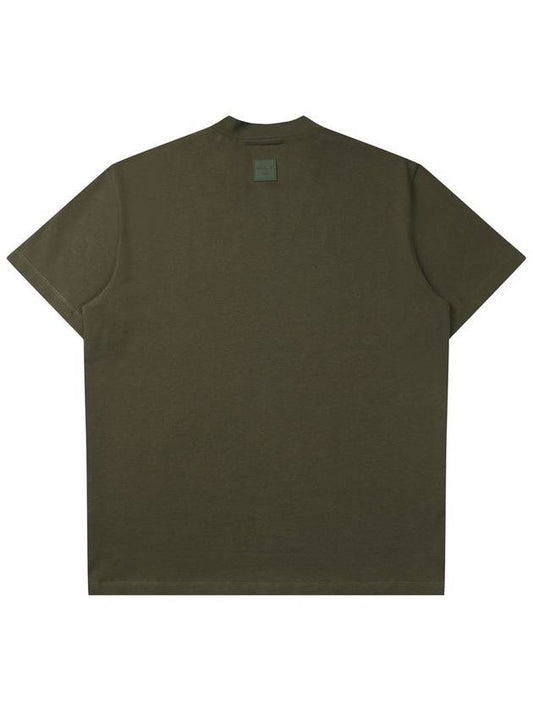 Men's ALT Crew Neck Short Sleeve TShirt Khaki SWDQECTS01KK - SOLEW - BALAAN 2