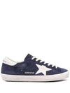 Superstar Suede Low Top Sneakers Navy - GOLDEN GOOSE - BALAAN 1