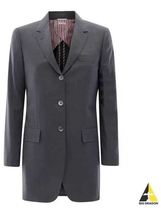 4 Bar Wool Jacket Grey - THOM BROWNE - BALAAN 2