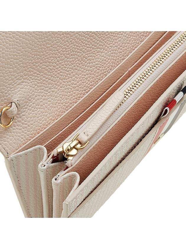 Flap Chain Shoulder Bag Pink Beige - THOM BROWNE - BALAAN 11