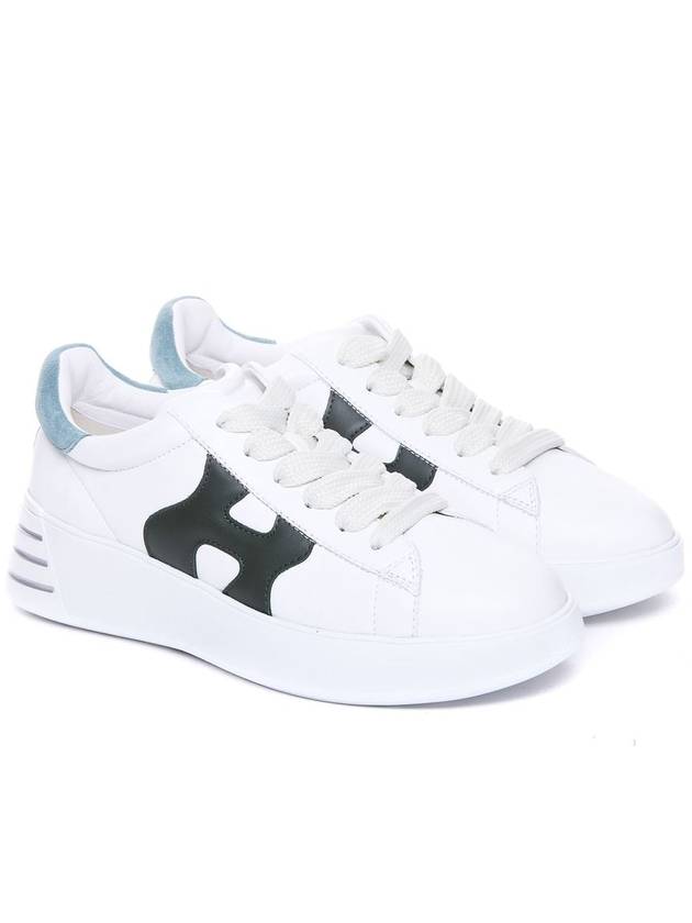 Hogan Rebel Sneakers White Blue Green - HOGAN - BALAAN 4