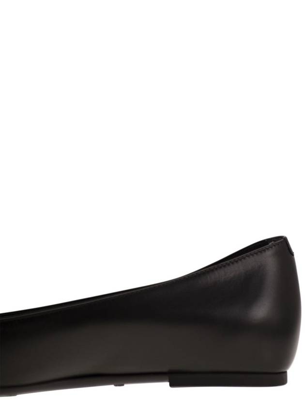 Kate Leather Ballerina Flat Black - TOD'S - BALAAN 8