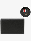 Logo Stamp Card Hoder Black - THOM BROWNE - BALAAN 3