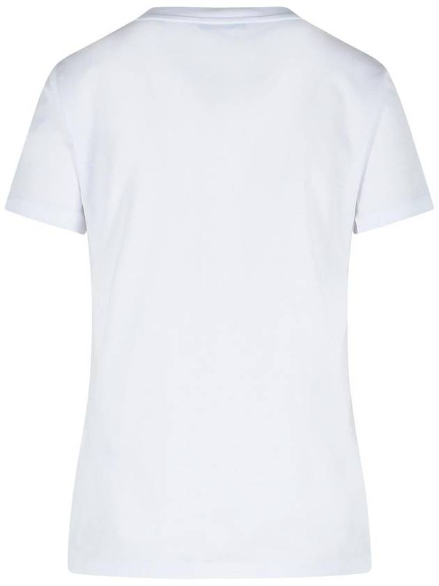 Max Mara 'Acacia' White Cotton T-Shirt - MAX MARA - BALAAN 3