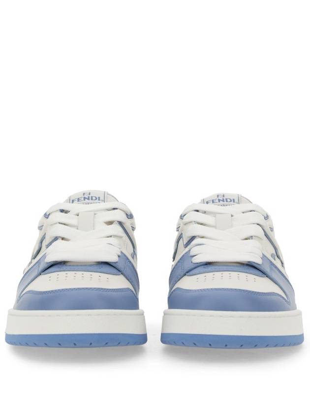 Match Low Top Sneakers Light Blue - FENDI - BALAAN 6