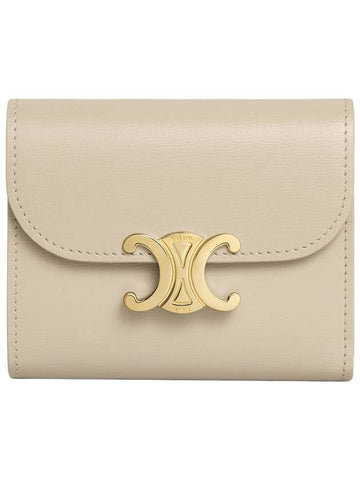 Pampa Gold Small Triomphe Flap Wallet 10D783DPV 02PA - CELINE - BALAAN 1