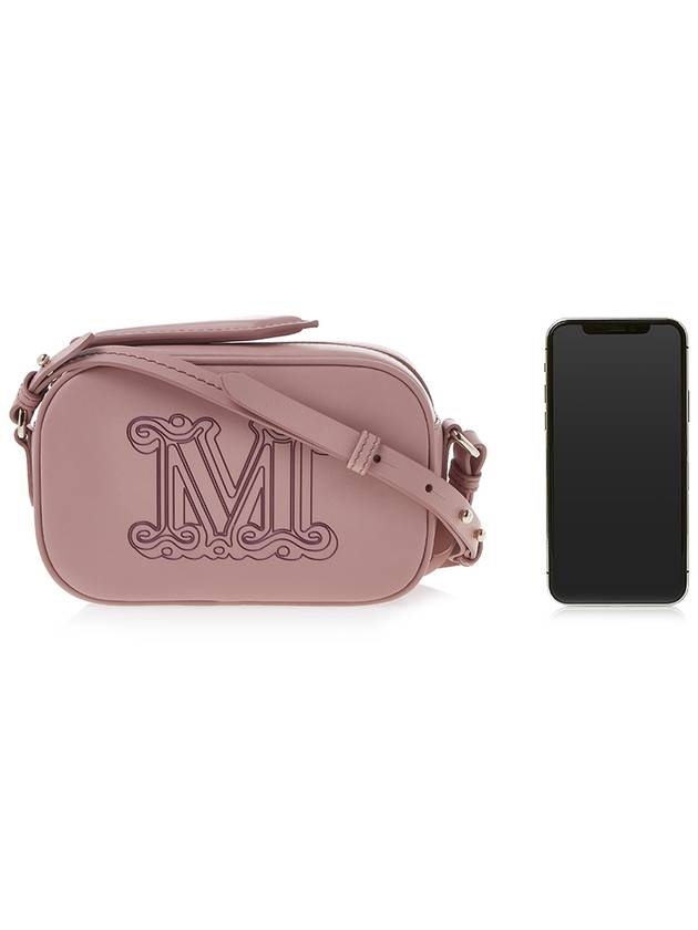 Elsa M Logo Leather Cross Bag Pink - MAX MARA - BALAAN 7