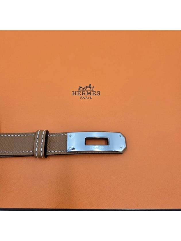 Women's Kelly 18 Silver Belt Gold - HERMES - BALAAN 11