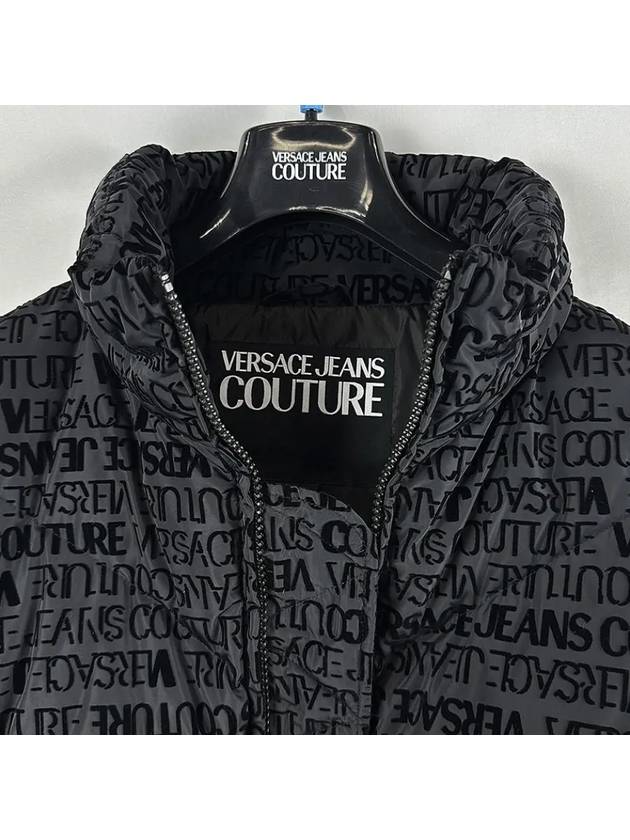 Jeans Logo Zip-Up Jacket Black - VERSACE - BALAAN 5